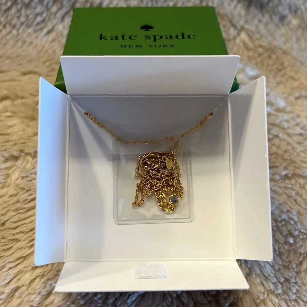 KATE SPADE One In A Million “C” Initial Necklace - Picture 6 of 6